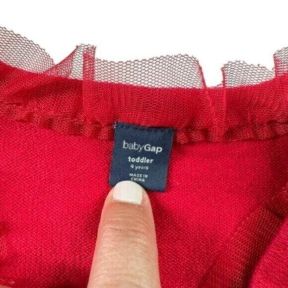 Baby GAP | Kid's Girl Red & Black Sweater Bundle of 2 Size 4T - Picture 6 of 8